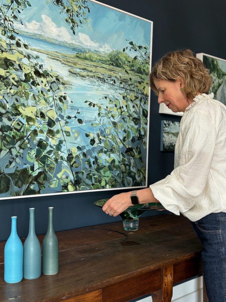 Elaine in the Gallery